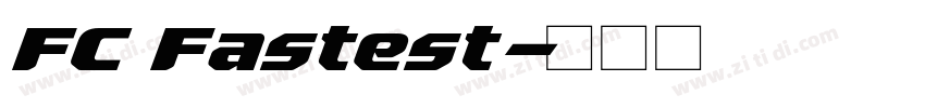 FC Fastest字体转换